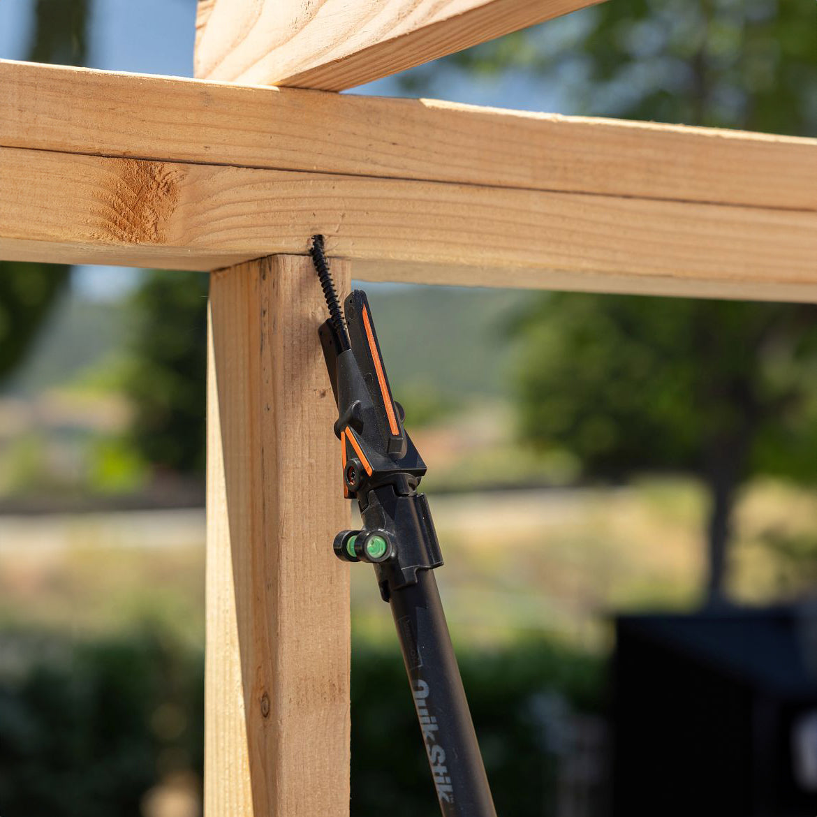 Securing cross braces with timber drive fastening system