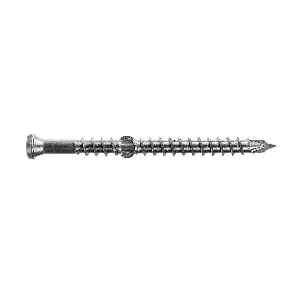 Stainless steel hardwood decking screw