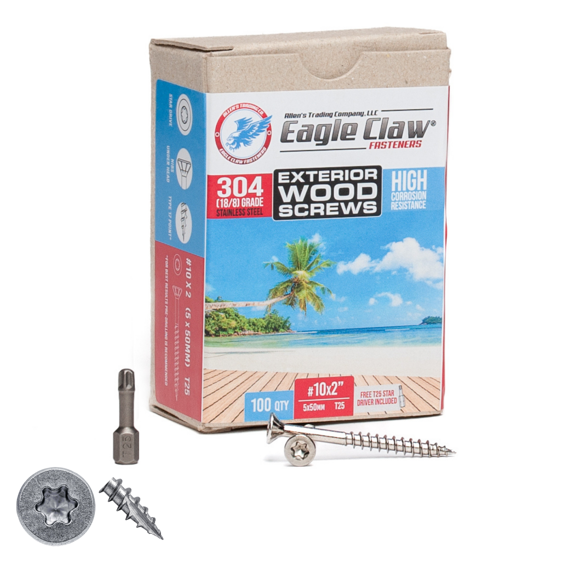 ss wood screws for exterior use